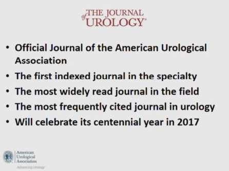 Journal of Urology 2015: Year in Review