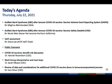 July 22, 2021 ACIP Meeting - Welcome & Coronavirus Disease 2019 (COVID-19) Vaccines July 22, 2021 ACIP Meeting - Welcome & Coronavirus Disease 2019 (COVID-19) Vaccines