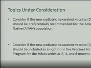 June 2019 ACIP Meeting - Combination Vaccines; Public Comment