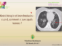 Kinésithérapie et bronchectasies: quand, comment et avec quels moyens?