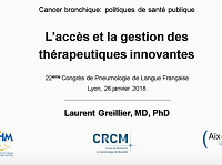 L'accès et la gestion des thérapeutiques innovantes