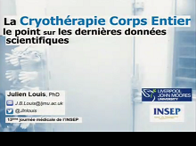 La cryothérapie corps entier : le point sur les dernières données scientifiques La cryothérapie corps entier : le point sur les dernières données scientifiques