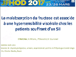 La malabsorption du fructose est associée à une hypersensibilité viscérale chez les patients souffrant d'un syndrome de l'intestin irritable