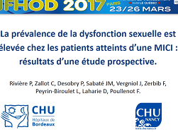 La prévalence de la dysfonction sexuelle est élevée chez les patients atteints d'une maladie inflammatoire chronique de l'intestin : résultats d'une étude prospective