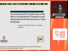 La prévention au VIH basé sur la communauté a-t-elle un effet positif sur le comportement sur le test au VIH?