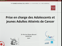 La prise en charge des adolescents atteints de cancer La prise en charge des adolescents atteints de cancer