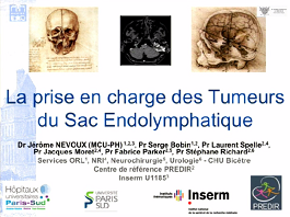 La prise en charge des tumeurs du sac endolymphatique : un travail d'équipe