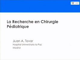 La recherche en chirurgie pédiatrique