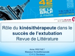 La ventilation mécanique - Rôle du kinesithérapeute dans le succès de l'extubation La ventilation mécanique - Rôle du kinesithérapeute dans le succès de l'extubation