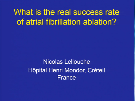 L'ablation de la fibrillation atriale quel est le taux de survie