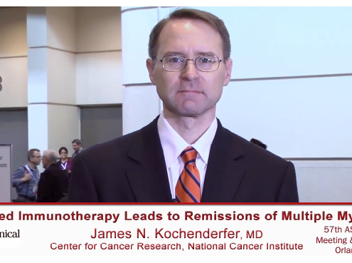 Late-Breaking Abstract: First-in-Man Trial of CAR T Cells in Myeloma Late-Breaking Abstract: First-in-Man Trial of CAR T Cells in Myeloma