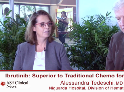 Late-Breaking Abstract: RESONATE 2 Finds First-Line Ibrutinib Superior to Chlorambucil in CLL/SLL Late-Breaking Abstract: RESONATE 2 Finds First-Line Ibrutinib Superior to Chlorambucil in CLL/SLL