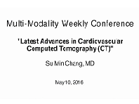 Latest Advances in Cardiovascular Computed Tomography