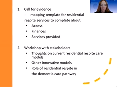 Laura Cole: Mapping models of residential respite services in England Laura Cole: Mapping models of residential respite services in England