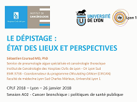 Le dépistage : état des lieux et perspectives