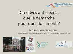 Le formulaire de directives anticipées de la SRLF