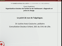 " Le point de vue de l'algologue " " Le point de vue de l'algologue "