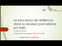Le processus de résilience dans la douleur post-séisme en Haïti Le processus de résilience dans la douleur post-séisme en Haïti