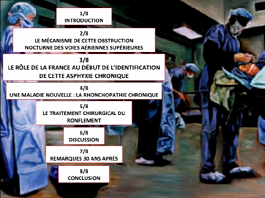 Le rôle de la France dans l'initiation des traitements chirurgicaux du syndrome des apnées obstructives du sommeil (SAOS)