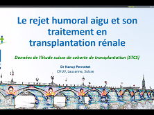 Le rejet humoral aigu et son traitement en transplantation rénale: données de l'étude suisse de cohorte de transplantation (STCS)
