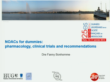 Les anticoagulants oraux directs pour les nuls: pharmacologie