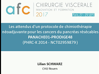 Les attendus dun protocole de chimiothérapie néoadjuvante pour les cancers résécables (PHRC national - NCT02959879 )