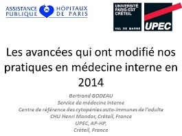 Les avancées récentes qui ont modifie nos pratiques - Médecine interne