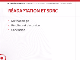 Les critères de réadaptation Les critères de réadaptation