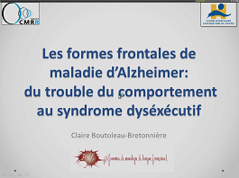 Les formes frontales : comportementales ou dyséxécutives ?