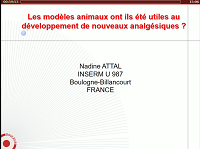 Les modèles animaux ont-ils été ou non utiles à la découverte de nouveaux traitements antalgiques ? Les modèles animaux ont-ils été ou non utiles à la découverte de nouveaux traitements antalgiques ?