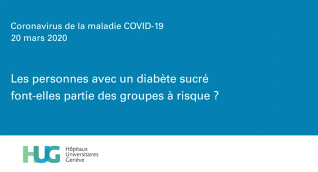 Les personnes avec un diabète sucré font-elles parties des groupes à risque? Les personnes avec un diabète sucré font-elles parties des groupes à risque?