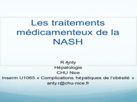 Les traitements médicamenteux de la NASH