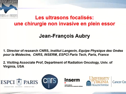 Les ultrasons focalisés une chirurgie non invasive en plein