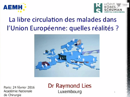 Libre circulation des malades dans l'UE : quelles réalités ?