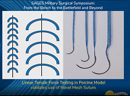 Linear Tensile Force Testing in Porcine Model validates use of Novel Mesh Suture Linear Tensile Force Testing in Porcine Model validates use of Novel Mesh Suture