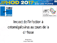 L'infection à Cytomégalovirus est associée à une surmortalité au cours de la cirrhose : données d'une étude multicentrique française