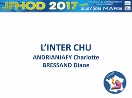 L'inter-chu : projet de généralisation du HUGO