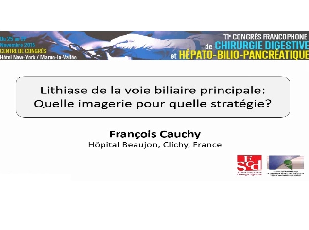 Lithiase VBP : quelle imagerie pour quelle stratégie ?