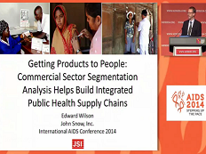 Livrer les produits aux personnes : l'analyse de la segmentation par secteur commercial aide à la construction de chaînes d'approvisionnement en santé publique