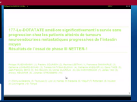 Lu-Dotatate améliore significativement la survie sans progression des patients atteints de tumeurs neuroendocrines métastatiques, progressives de l'intestin moyen : résultats de l'essai de phase III NETTER-1