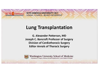 Lung transplantation Lung transplantation