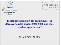 Mécanismes d’action des antalgiques, les découvertes des années 1970-1980 ont-elles tenu leurs promesses ?
