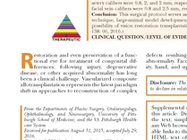 Making Eye Transplantation a Reality: Plastic Surgery Hot Topics