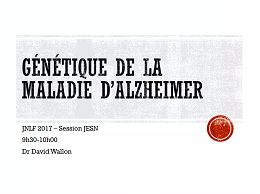 Maladie d'Alzheimer Maladie d'Alzheimer