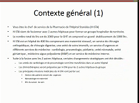 Management et PUI dans le cadre de l'organisation des GHT 1 (DPC)