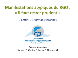 Manifestations atypiques du RGO : il faut rester prudent
