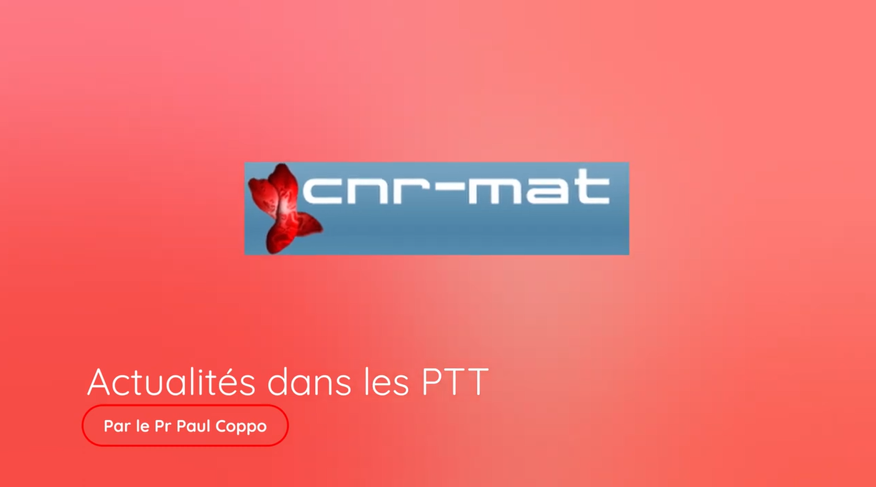 Microangiopathies thrombotiques Microangiopathies thrombotiques