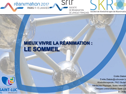 Mieux vivre la réanimation - Le sommeil