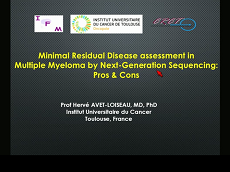 Minimal Residual Disease by Next-Generation Sequencing: Pros and Cons Minimal Residual Disease by Next-Generation Sequencing: Pros and Cons