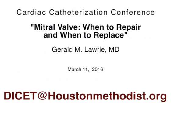 Mitral Valve: When to Repair and When to Replace